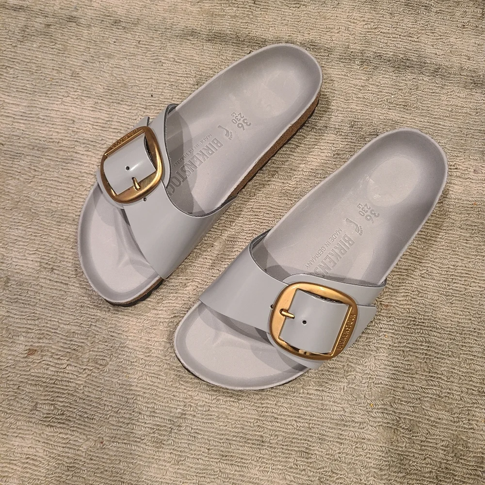 New Birkenstock Madrid Big Buckle Sandals size 36 Narrow - Picture 2 of 4